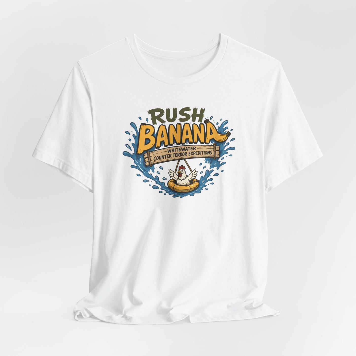 Rush Banana Graphic Tee — Vintage Surf Adventure T-Shirt