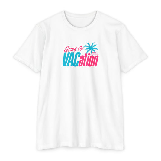 Vacation Vibes T-Shirt — "Going On VACation" Retro Palm Beach Tee