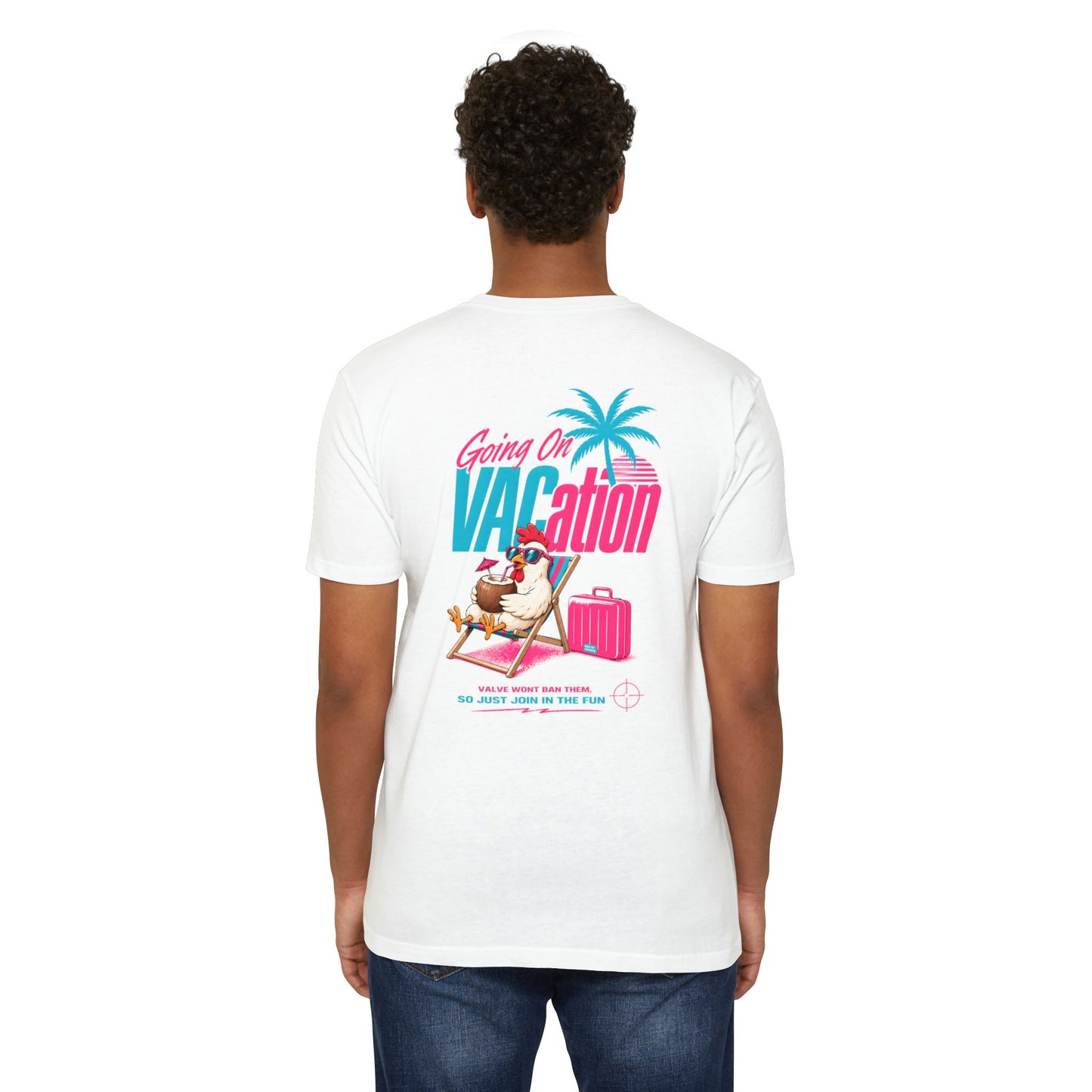 Vacation Vibes T-Shirt — "Going On VACation" Retro Palm Beach Tee