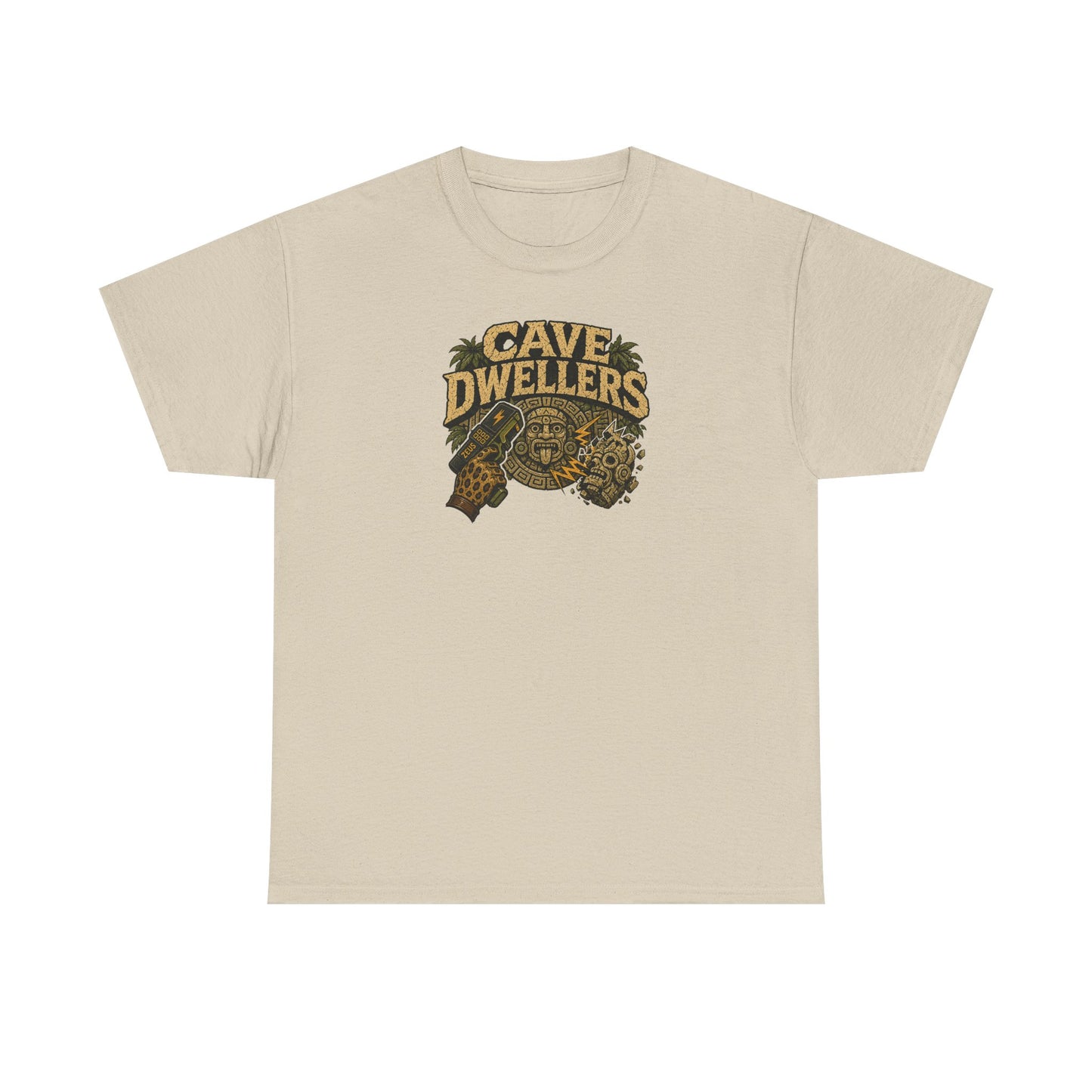 Cave Dwellers T‑Shirt — Retro Miner Explorer Graphic Tee