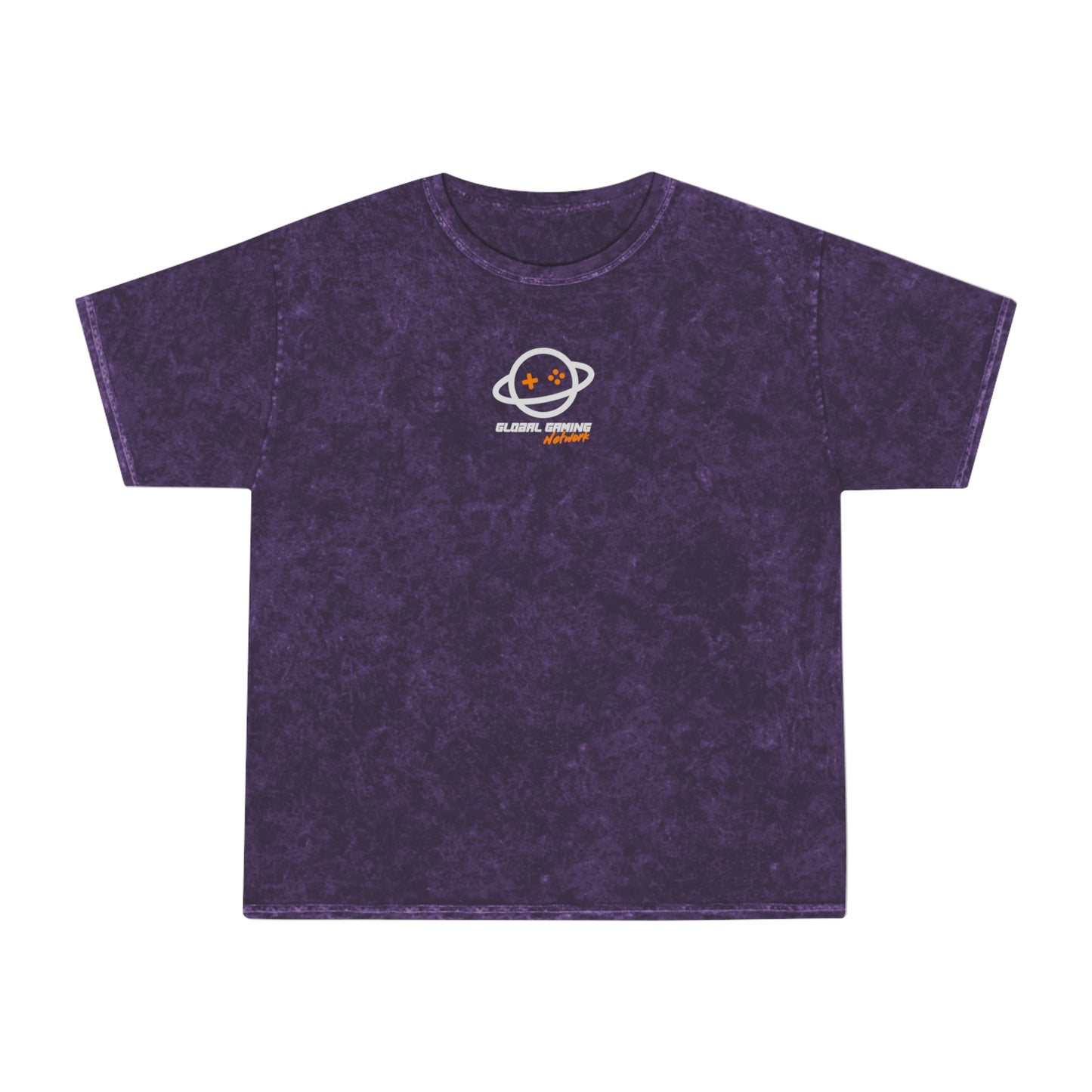 Global Gaming Network Mineral-Wash T-Shirt — Retro Space Gamer Tee