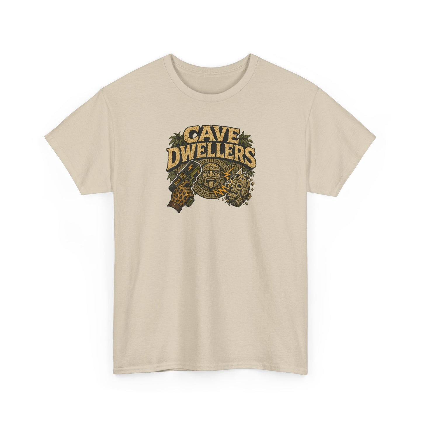 Cave Dwellers T‑Shirt — Retro Miner Explorer Graphic Tee