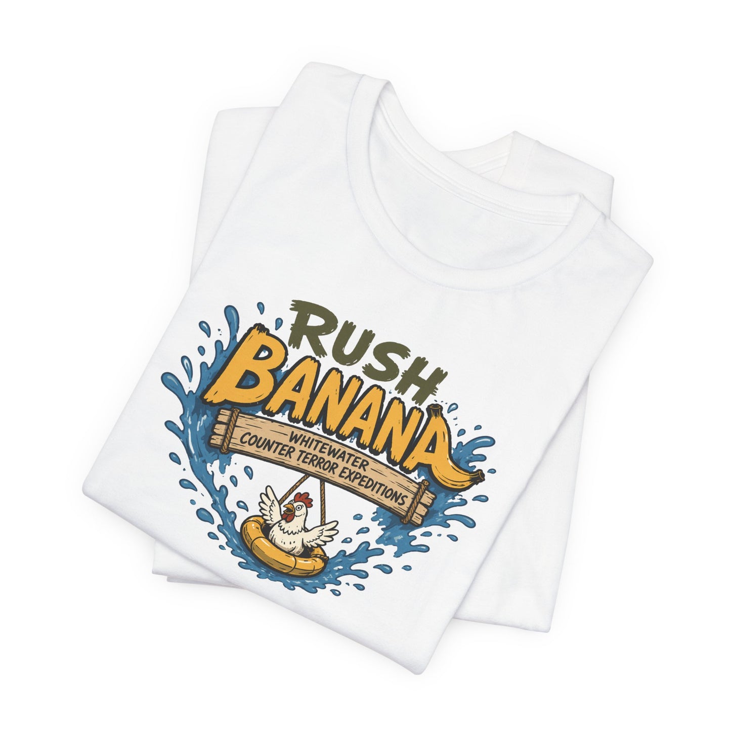 Rush Banana Graphic Tee — Vintage Surf Adventure T-Shirt