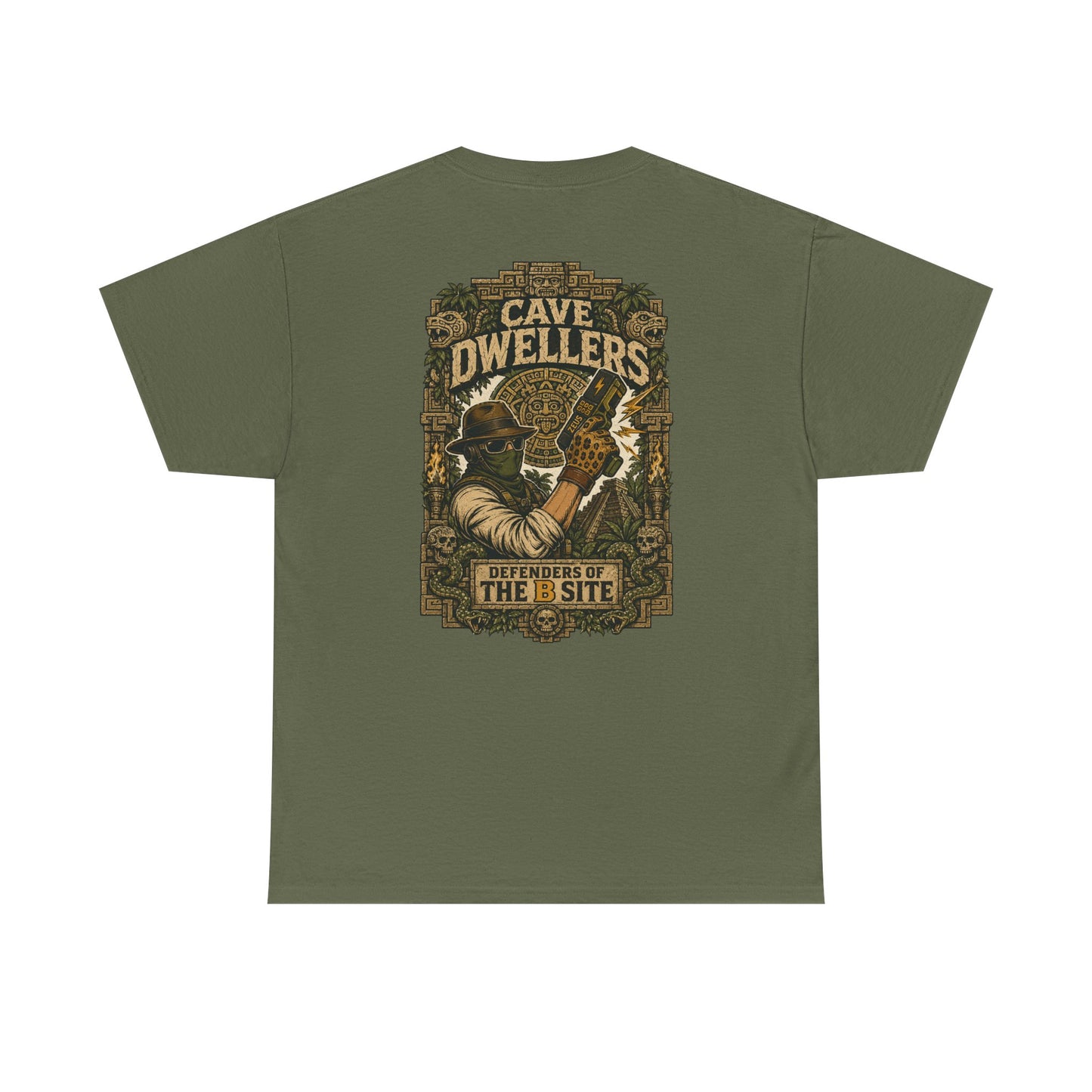 Cave Dwellers T‑Shirt — Retro Miner Explorer Graphic Tee