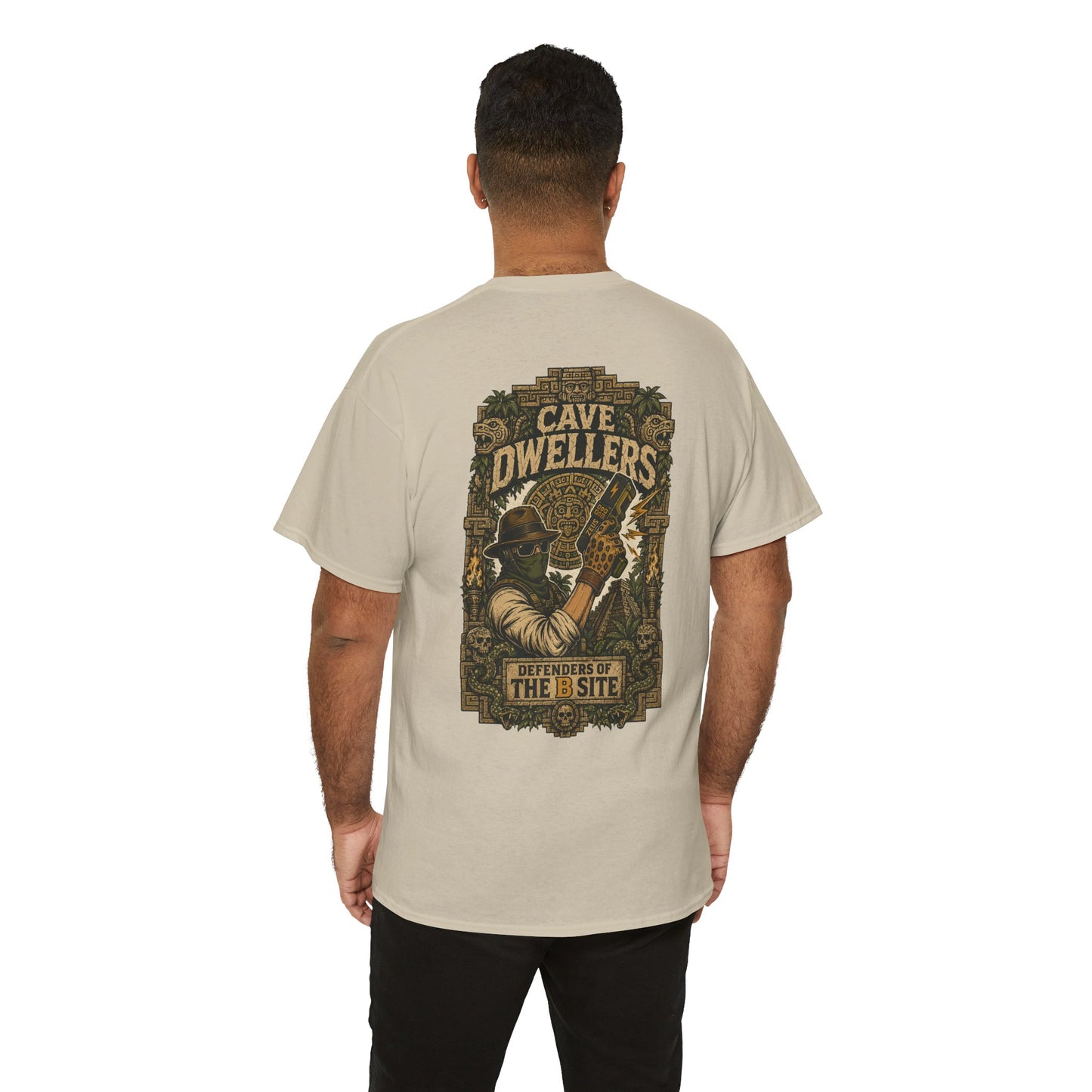 Cave Dwellers T‑Shirt — Retro Miner Explorer Graphic Tee