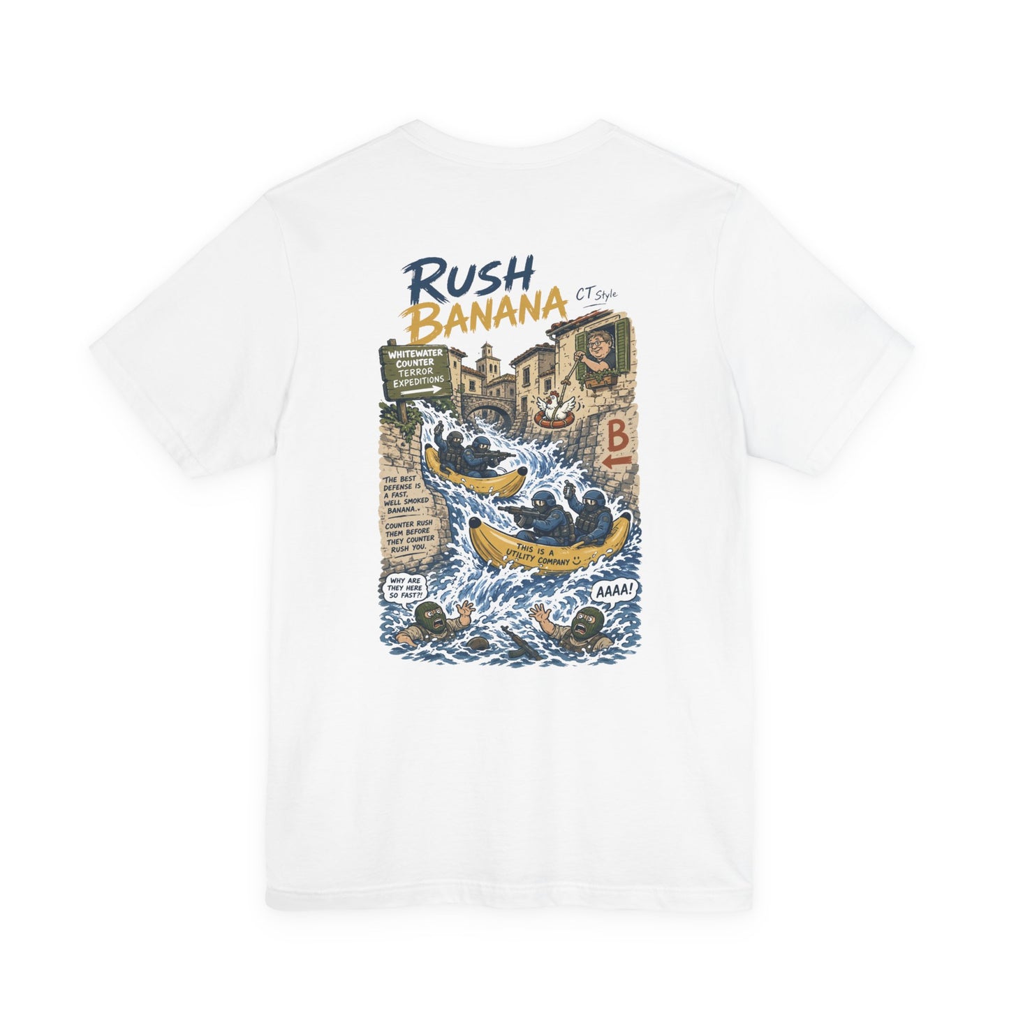 Rush Banana Graphic Tee — Vintage Surf Adventure T-Shirt