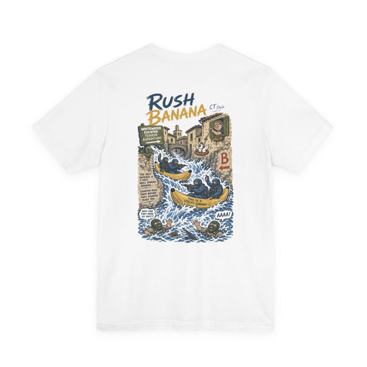 Rush Banana Graphic Tee — Vintage Surf Adventure T-Shirt
