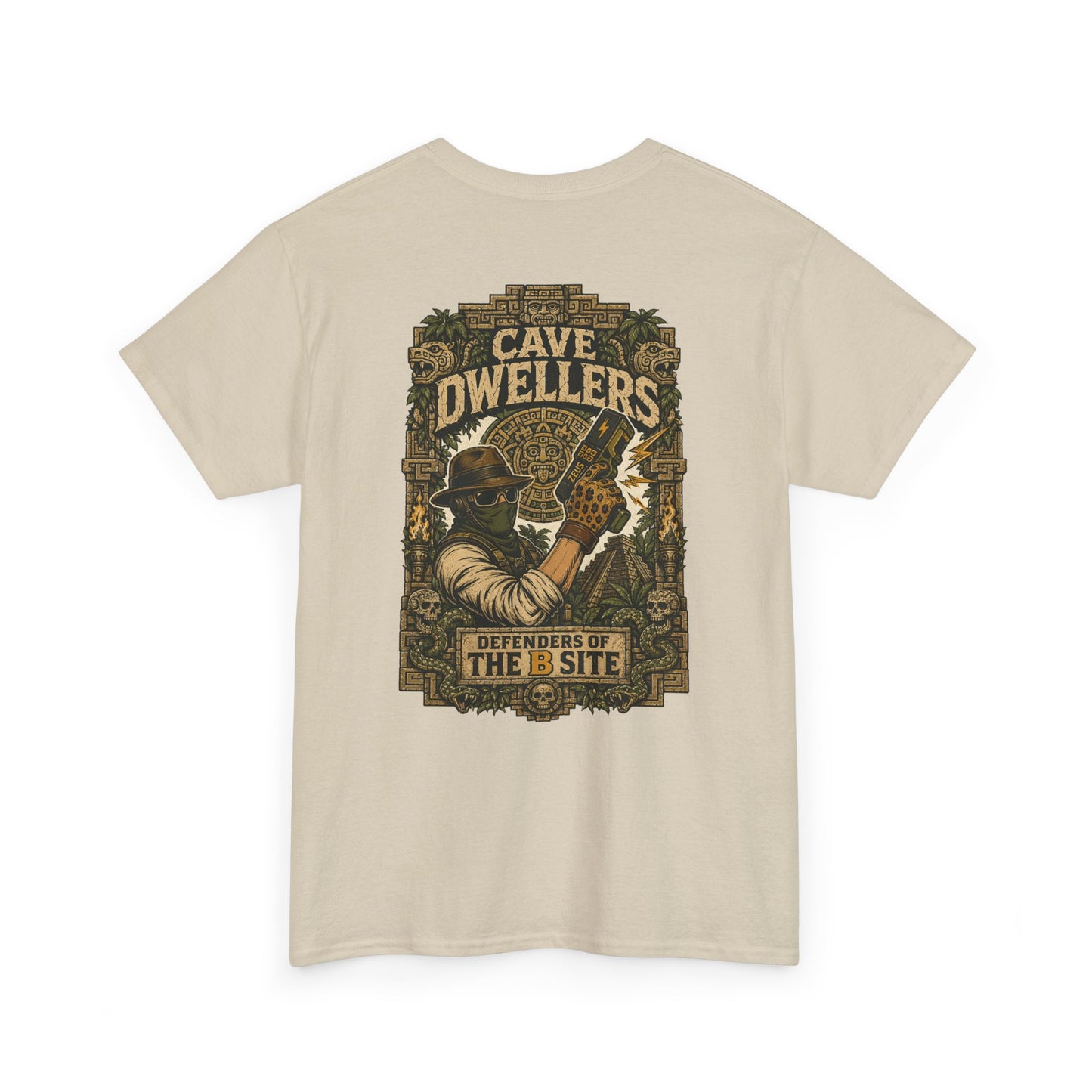 Cave Dwellers T‑Shirt — Retro Miner Explorer Graphic Tee