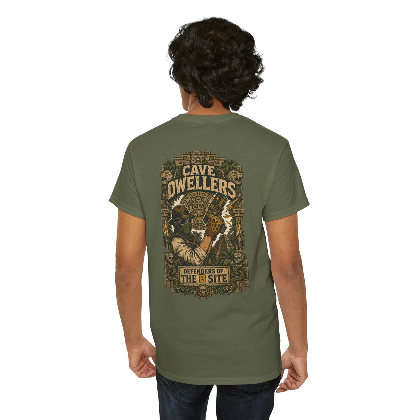 Cave Dwellers T‑Shirt — Retro Miner Explorer Graphic Tee