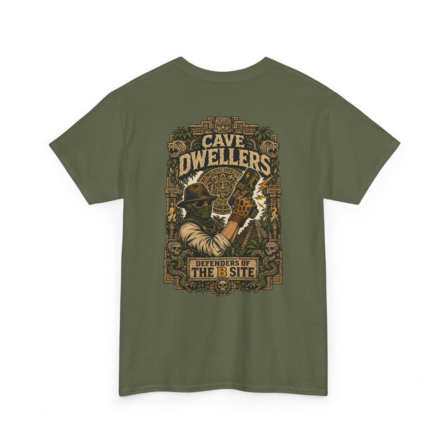 Cave Dwellers T‑Shirt — Retro Miner Explorer Graphic Tee