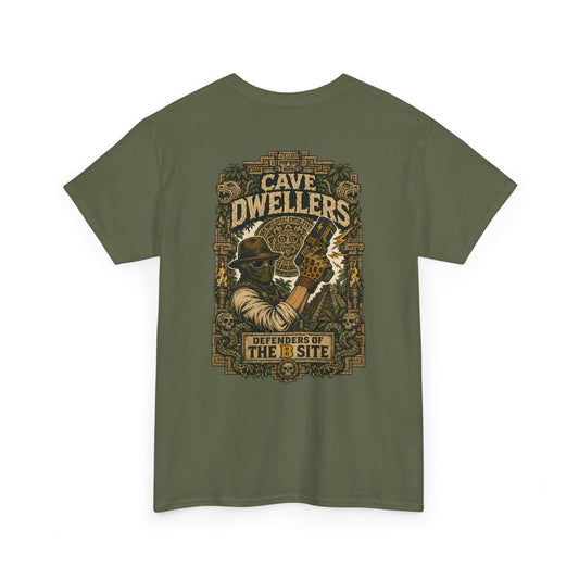 Cave Dwellers T‑Shirt — Retro Miner Explorer Graphic Tee