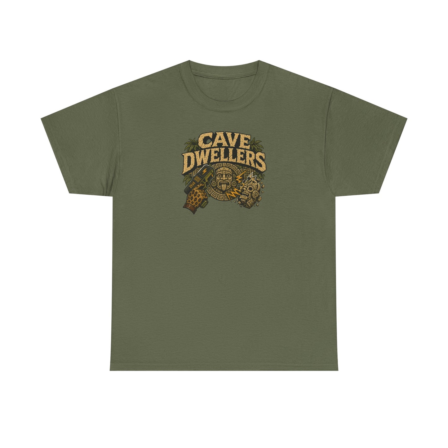 Cave Dwellers T‑Shirt — Retro Miner Explorer Graphic Tee
