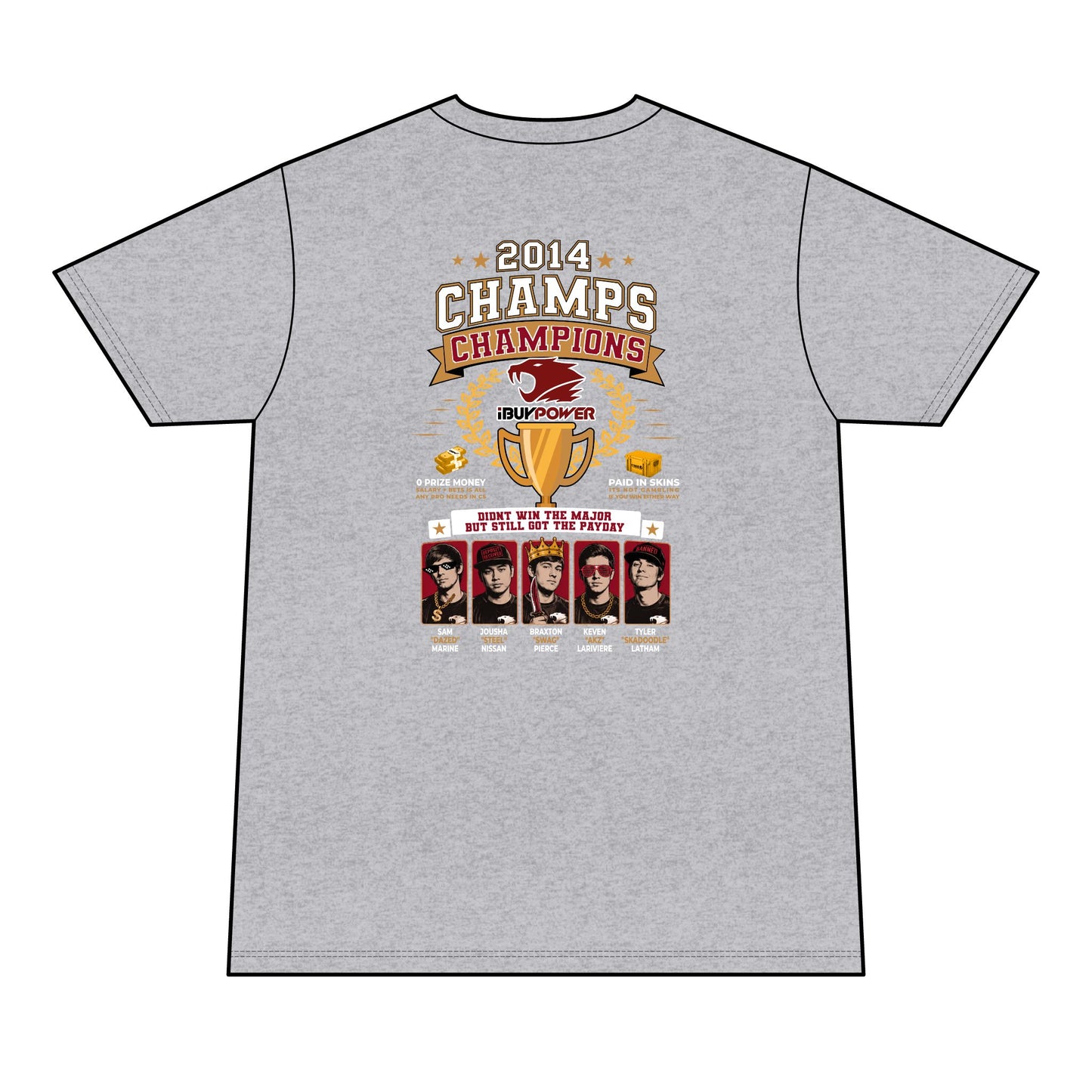 2014 Champs Team T-Shirt – Championship Fan Tee with Player Photos