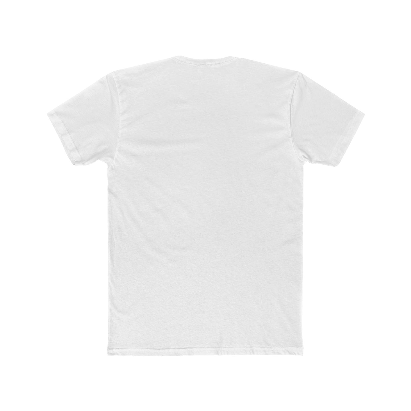 Light Buy Tee — Gold Confetti Graphic Cotton T‑Shirt